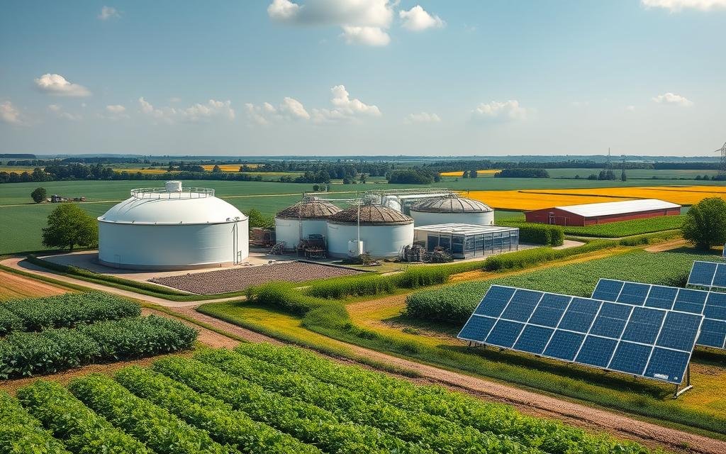 produção de biogás em usinas rurais